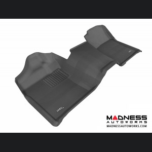 Chevrolet/ GMC Silverado/ Sierra Regular Cab Floor Mat - 3rd Row - Black by 3D MAXpider (2007-2013)